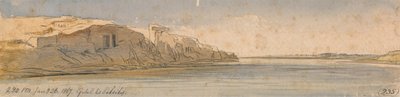 Gebel Es Silsilis von Edward Lear